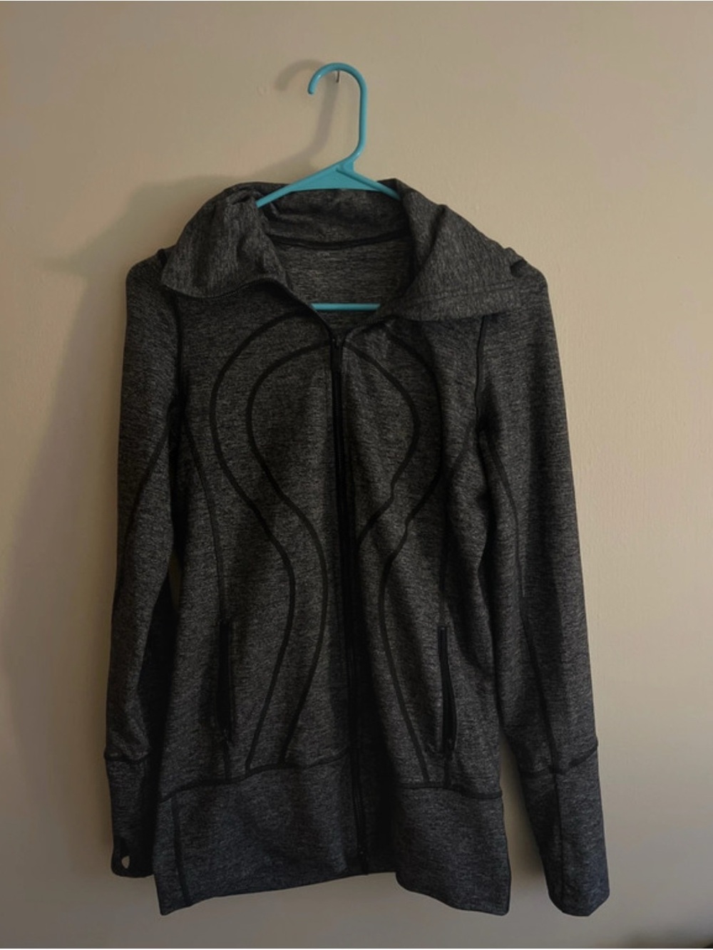 lululemon athletica Charcoal Gray Full-Zip Hoodie